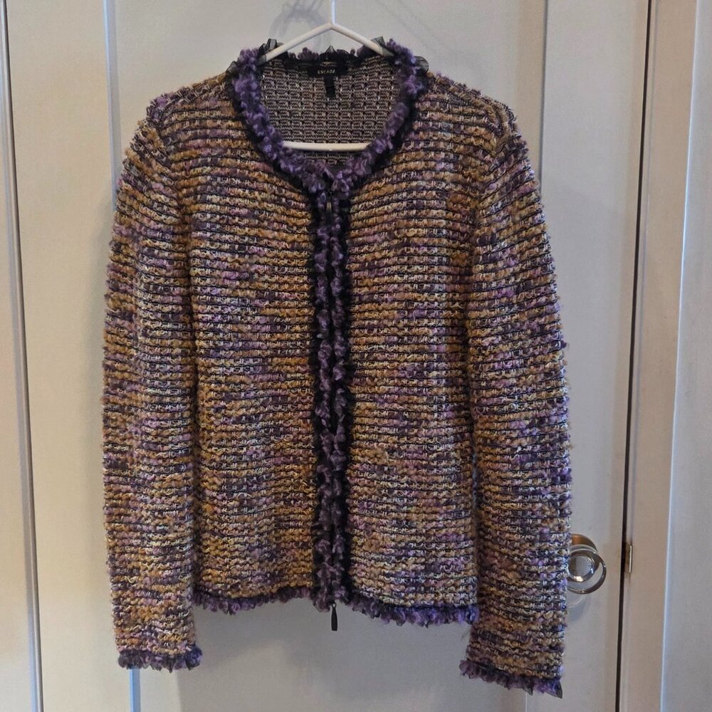 Escada Tweed Blazer - Size 36